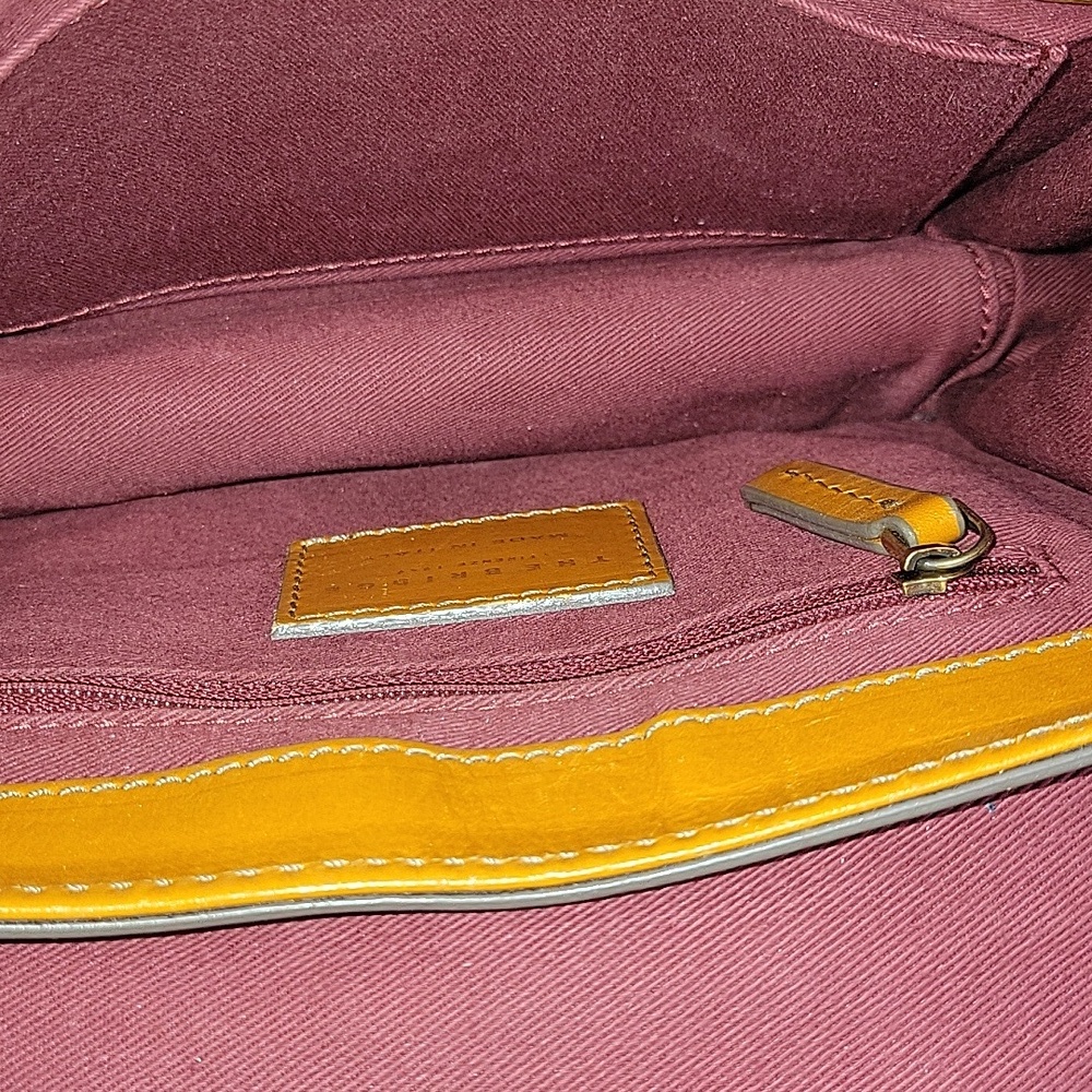 The Bridge Firenze 1969 Brown Leather Crossbody Bag - Picture 13 of 15